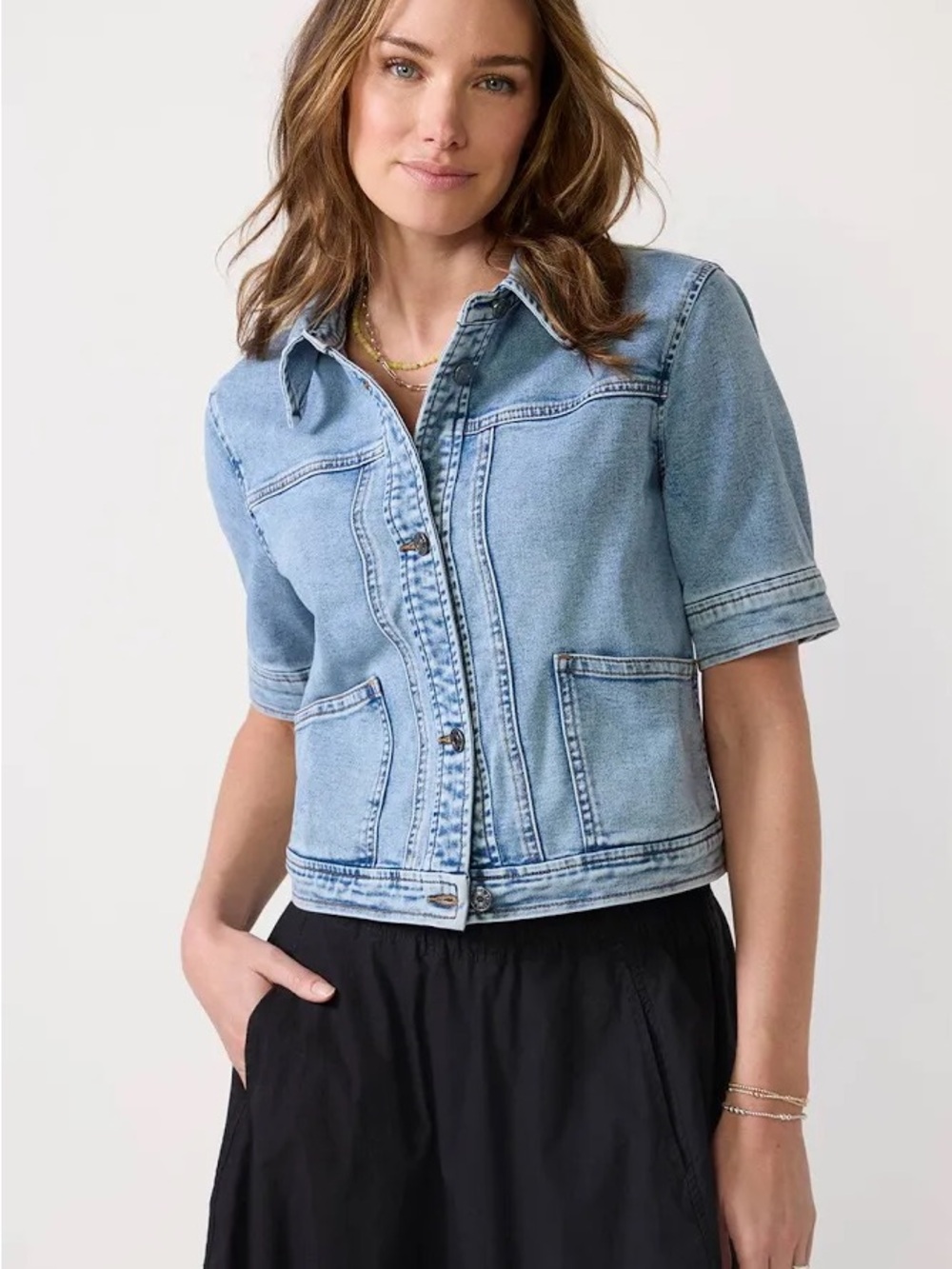 KUT FROM THE KLOTH Women's Piper Short Sleeve Jacket